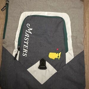 NWT!! Masters Navy & Gray Cinch Backpack/ Bag.  Waterproof!